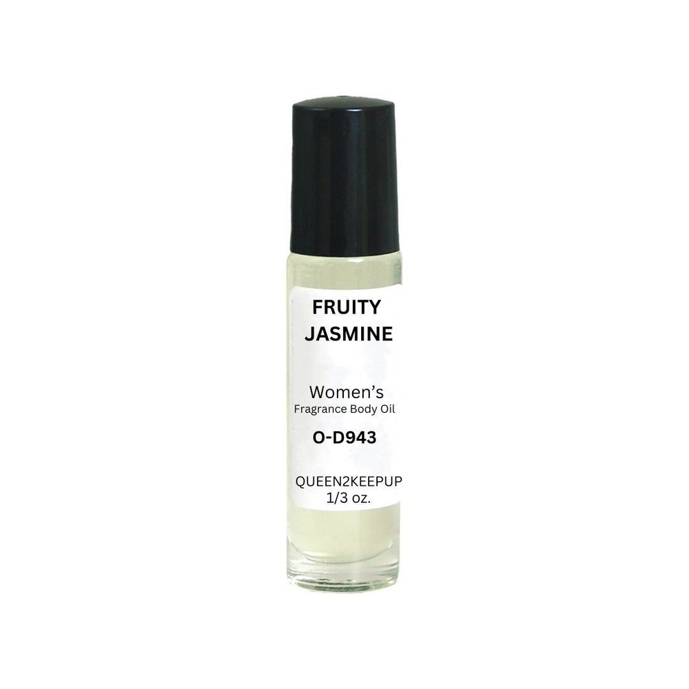 Fruity Jasmine (Women) Body Oil 10 ml Fragrance All Natural 1/3 oz Roll-On Scent